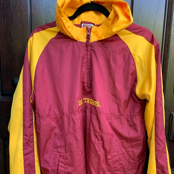 USC - Red Oak Pullover windbreaker with hoodie - Picture 5 of 5